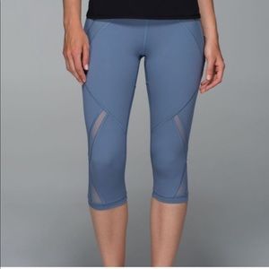 Lululemon Leggings with Mesh Detailing
